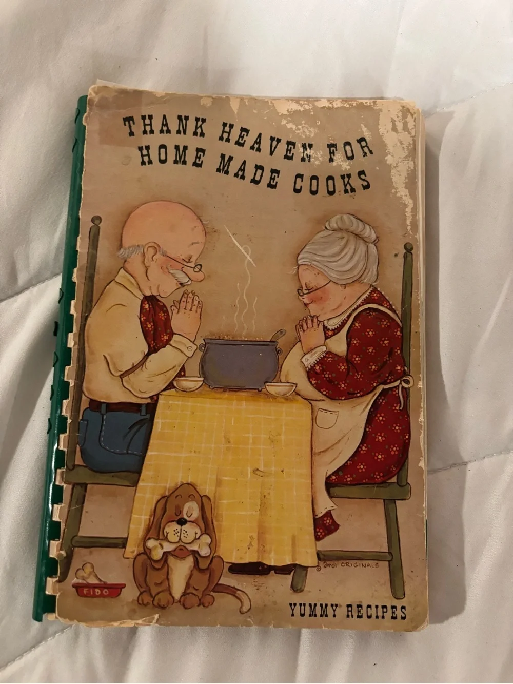 Thank Heaven for Home Made Cooks Recipe Book - Spiral book- great recipes!